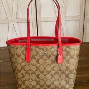 NWT Coach Signature City Mini Tote
